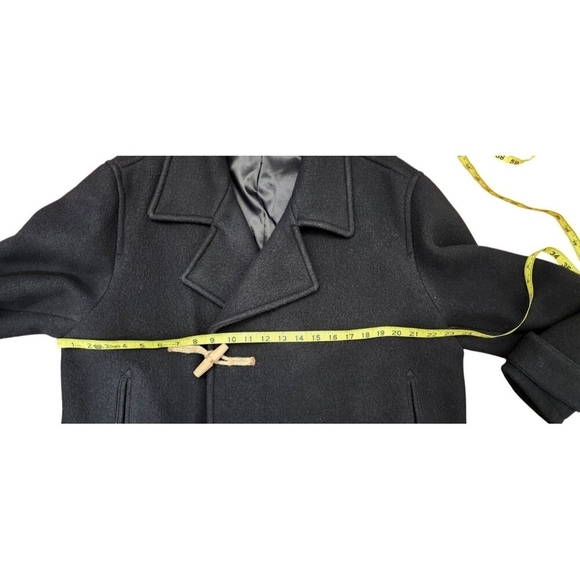 ZARA WOOL BLEND COAT WITH TOGGLES LIMITED EDITION BLACK SIZE M REF. 3057/783 - Picture 10 of 15